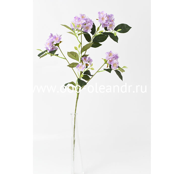 В4452 Ветка жасмин 4г+1бут h=70см 6шт.