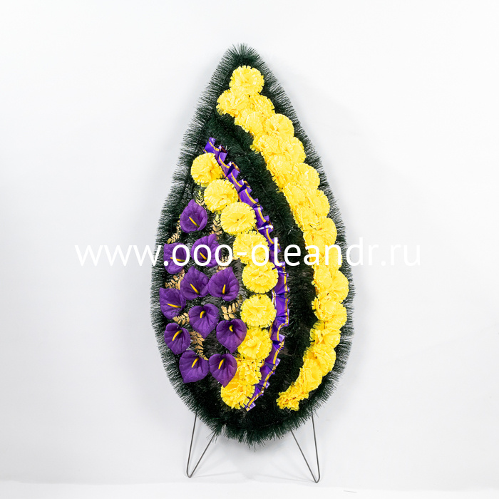 ОВ003 Венок "Капля №2" 120см*52см,шт