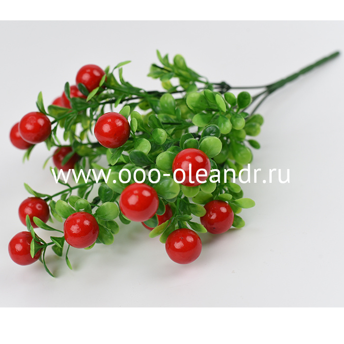 У0953 Букет "Кизила" 15г.  h=38см 5в 40шт.																														