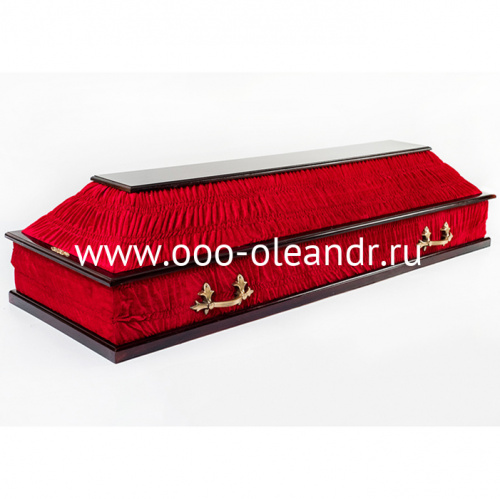 ГР010/БКР Гроб комб. КРАСНЫЙ БАРХАТ																													