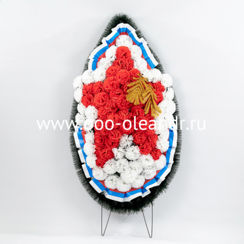 МВ034 Венок "Звезда" 110смх60см